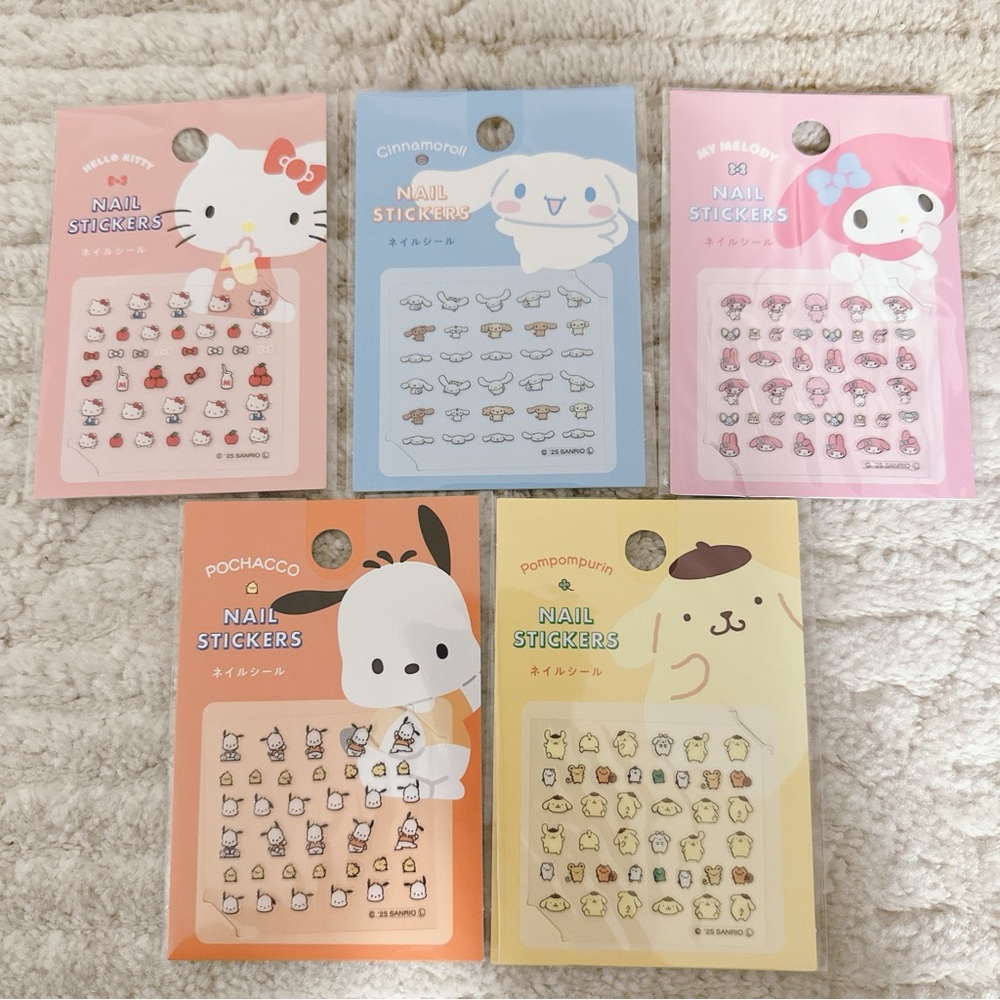Sanrio Character Nail Stickers